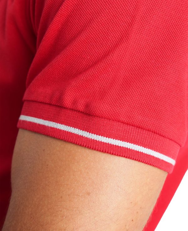 ZC De Zwoer - Unisex Team Poloshirt S/S Solid Cotton - red - incl. logo - Afbeelding 3