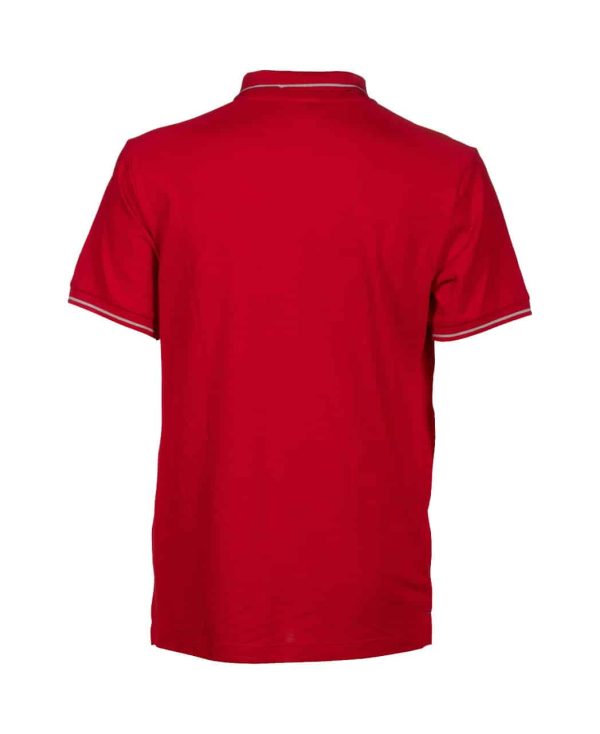 ZC De Zwoer - Unisex Team Poloshirt S/S Solid Cotton - red - incl. logo - Afbeelding 2