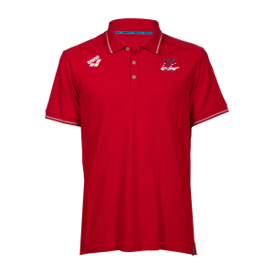 ZC De Zwoer - Unisex Team Poloshirt S/S Solid Cotton - red - incl. logo